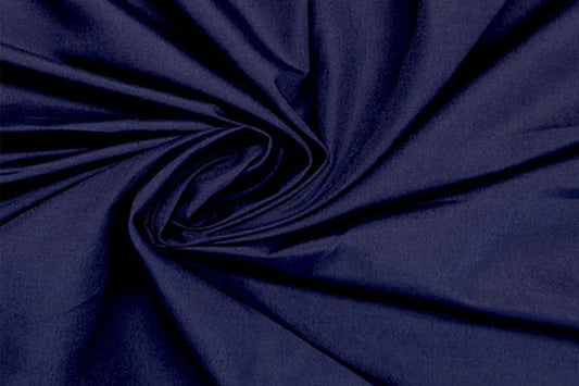 Plain dyed poly cotton navy