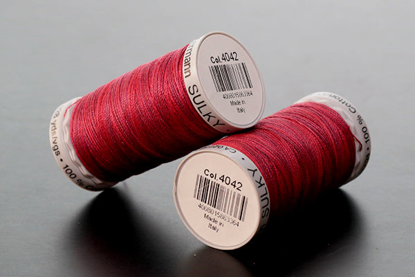 Gutermann Sulky Variegated Cotton Machine Embroidery Thread